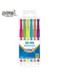 S-COOL Gel olovka Neon, set 1/6 sc596 - NS26306