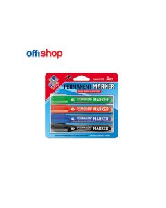 OFFISHOP Markeri za belu tablu set 1/4 Permanent OF372 - NS27512