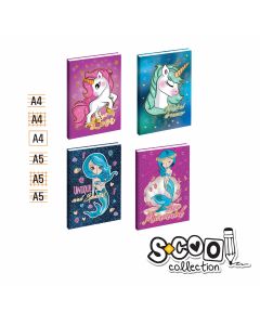 S-COOL Sveska Unique, premium, A4 linija sc1140 - NS28089