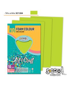 S-COOL Eva pena svetlo zelena, set 1/10 sc1204 - NS28534