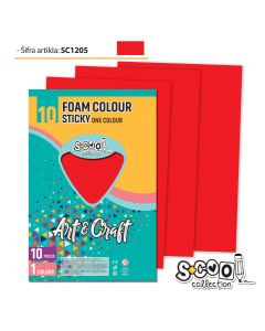 S-COOL Eva pena samolepiva crvena, set 1/10 sc1205 - NS28535