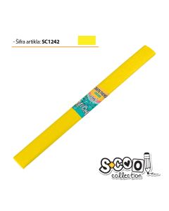 S-COOL Krep papir, žuti sc1242 -10 kom set - NS28573