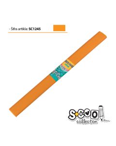 S-COOL Krep papir, svetlo narandžasti sc1245-10 kom set - NS28576