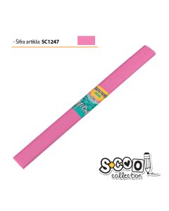 S-COOL Krep papir, roze sc1247-10 kom set - NS28578