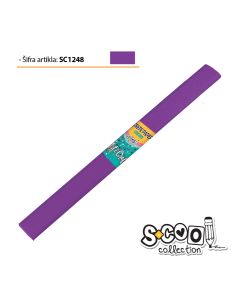 S-COOL Krep papir, lila sc1248-10 kom set - NS28579