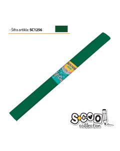 S-COOL Krep papir, tamno zeleni sc1256-10 kom set - NS28587