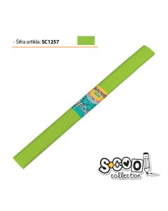 S-COOL Krep papir, kivi zeleni sc1257-10 kom set - NS28588