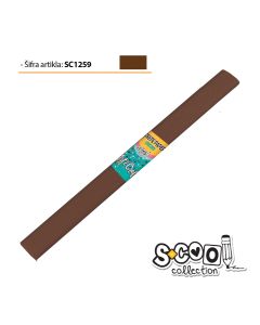 S-COOL Krep papir, braon sc1259-10 kom set - NS28590