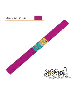 S-COOL Krep papir, tamno roze sc1261-10 kom set - NS28592