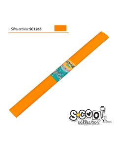 S-COOL Krep papir, neon narandžasti sc1265-10 kom set - NS28596