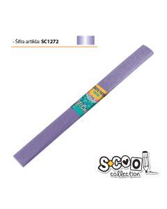S-COOL Krep papir, biser ljubičasti sc1272-10 kom set - NS28603