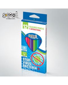 S-COOL Drvene bojice Antibacterial, set 1/12 sc1283 - NS28830