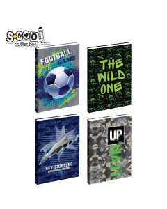 S-COOL Sveska Boy's, premium, A4 linija  sc1470