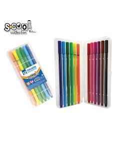 S-COOl Finelineri mix boja SC1494, set 1/12 - NS29791