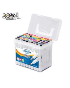 Markeri Art obostrani 6MM, set 1/60 kom - NS29821