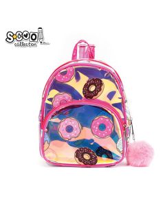 S-COOL Ranac za vrtić- predškolsko Donuts transparent SC1666