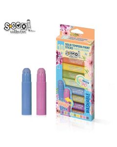 S-COOL Tempera u stiku pastel 10gr SC1690 set 1/10 - NS30186