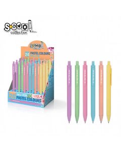 S-COOL Hemijska olovka Pastel SC1705, set 1/24 - NS30306