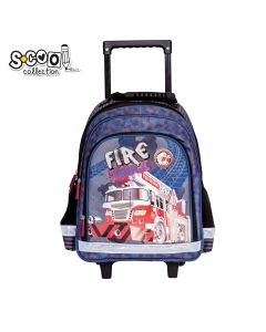 S-COOL Ergonomski ranac Trolley Fire truck SC1641 - SC1641