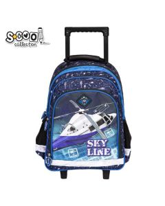S-COOL Ergonomski ranac Trolley Sky line SC1642 - NS30352