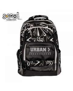 S-COOL Anatomski Ranac Urban Black lines SC1647 - NS30370