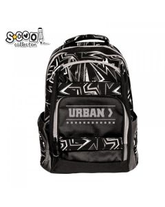 S-COOL Anatomski Ranac Urban Black lines SC1647 - SC1647