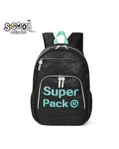 S-COOL Ranac Teenage Superpack Black SC1654 - NS30401