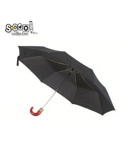 S-COOL Kišobran fi 56cm/8 Pongee crni SC1922 - SC1922