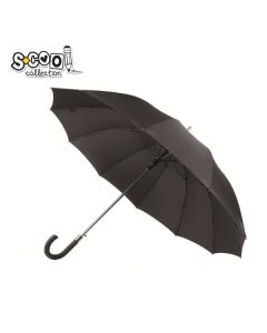 S-COOL Kišobran fi 65cm/8 Pongee crni SC1924 - SC1924