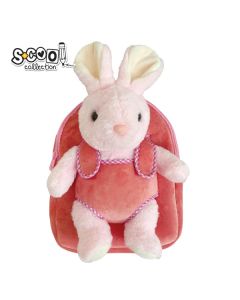S-COOL Ranac za vrtić predškolsko Baby animals Zeka roze SC2336 - NS32329