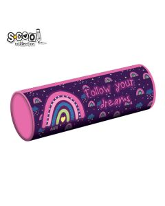 S-COOL Okrugla pernica Follow your dreams SC2519 - SC2519