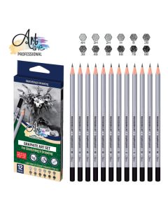 ARTLINE Set umetničkih grafitnih olovke po tvrdoći 4H-8B ART066 - ART066