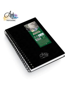 ARTLINE Spiralni blok za skiciranje A5 tvrd povez 60L 110gsm Extra white - ART084