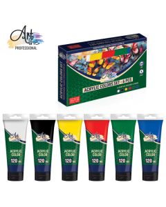 ARTLINE Set akrilnih boja 120ml 6 komada - ART075