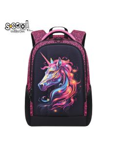 S-COOL Ranac ojačana leđa sa čvrstim prednjim đžepom Unicorn 40*29*14cm SC2952 - NS34011