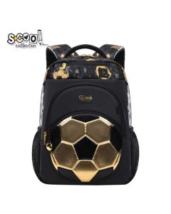 S-COOL Ranac ojačana leđa Gold football 40*29*14cm SC3170 - NS34041