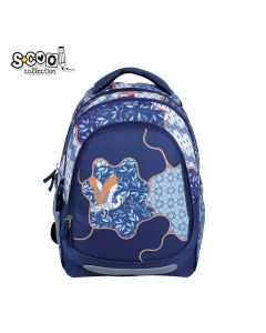 S-COOL  Ranac anatomski light blue bird 41*28*17cm sc2973 - NS34071