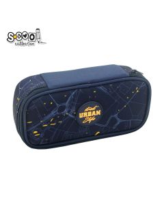 S-COOL Pernica prazna 1 zip urban 23*11*6cm sc3194 - NS34167