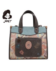 TAŠNA DAMSKA JANET FLOWERY CITY J-001B  28*14*25