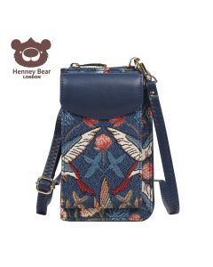 HENNY BEAR Novčanik damski hw-116 blue hummingbird 10x4x18 - NS34342