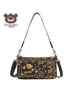 HENNY BEAR Tašna damska H-1129 gold time 24x7x14 - NS34348
