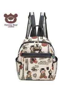 HENNY BEAR Ranac H-1172 paris bear 25x15x31 - NS34351