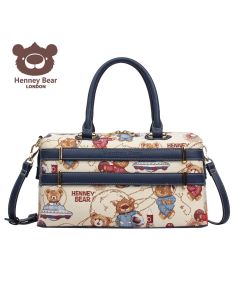 HENNY BEAR Tašna damska H-1111 meta bear 35.5x14x20 - NS34363