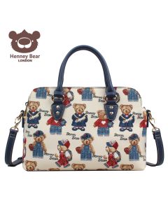 HENNY BEAR Tašna damska H-006 dr bear 32x13x23 - NS34365