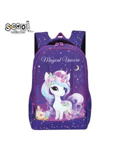 RANAC OJAČANA LEĐA SA ČVRSTIM PREDNJIM DŽEPOM MAGICAL UNICORN 40*29*14CM SC3318