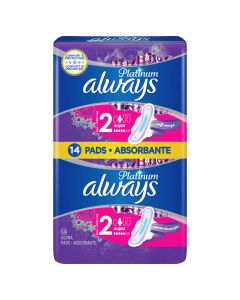 ALWAYS Higijenski ulošci Platinum Super, 2, 14 kom - NT101465