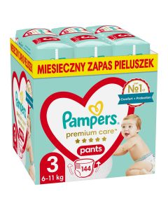 PAMPERS Pelene Pants MSB 3 6-11 kg 144 kom. - NT4737