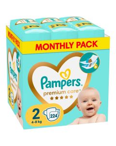 PAMPERS Pelene Monthly pack Premium S2 MSB 4-8 kg 224 kom. - NT4763