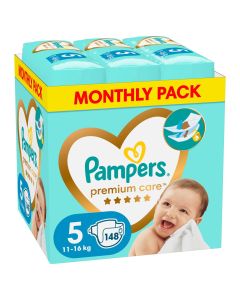 PAMPERS Pelene Monthly pack Premium S5 MSB 11-16 kg 148 kom. - NT4766