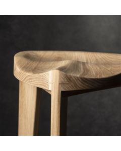 MEDA FURNITURE Drvena barska stolica Terca Hrast - HrastTerIzd35